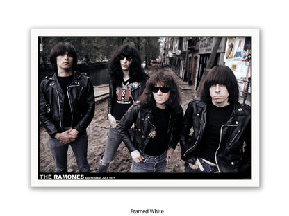 Ramones Amsterdam 1979 Poster