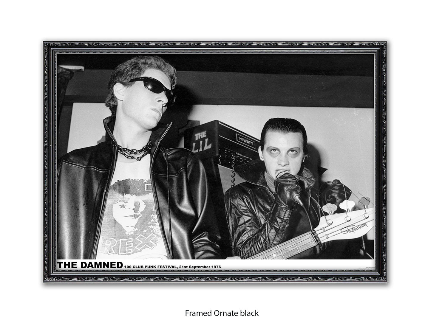 Damned 100 Club London 1976 Poster