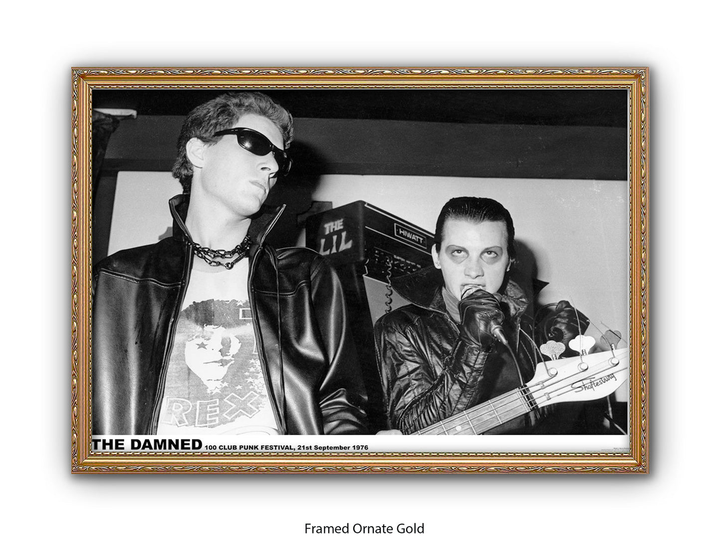 Damned 100 Club London 1976 Poster