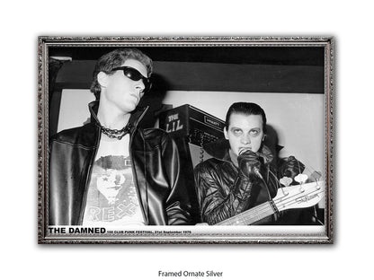 Damned 100 Club London 1976 Poster