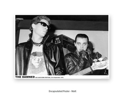 Damned 100 Club London 1976 Poster