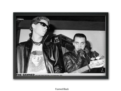 Damned 100 Club London 1976 Poster