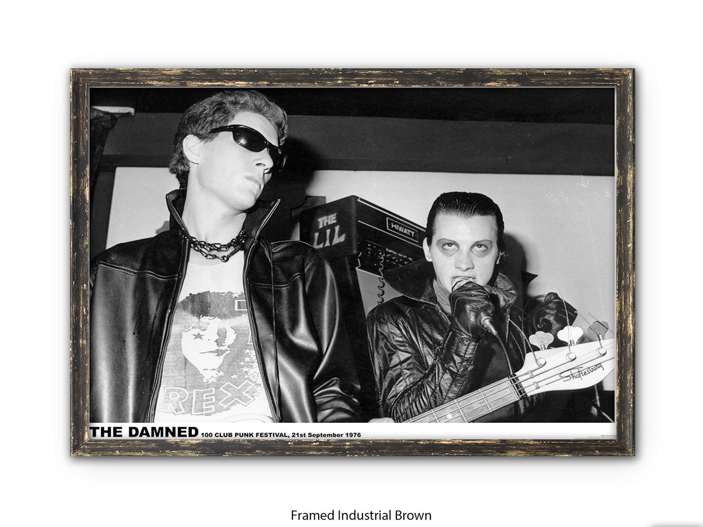 Damned 100 Club London 1976 Poster