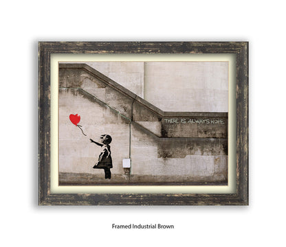 Balloon Girl There is Always Hope Banksy Art Print