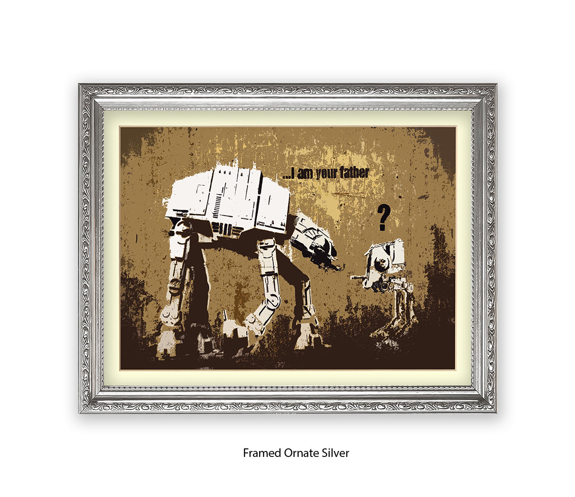 I Am Your Father Banksy Art Print