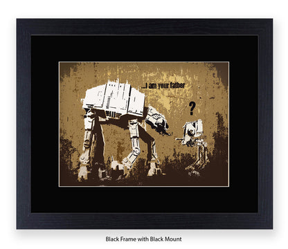 I Am Your Father Banksy Art Print