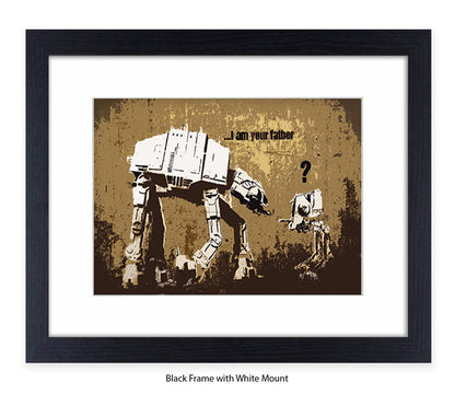 I Am Your Father Banksy Art Print