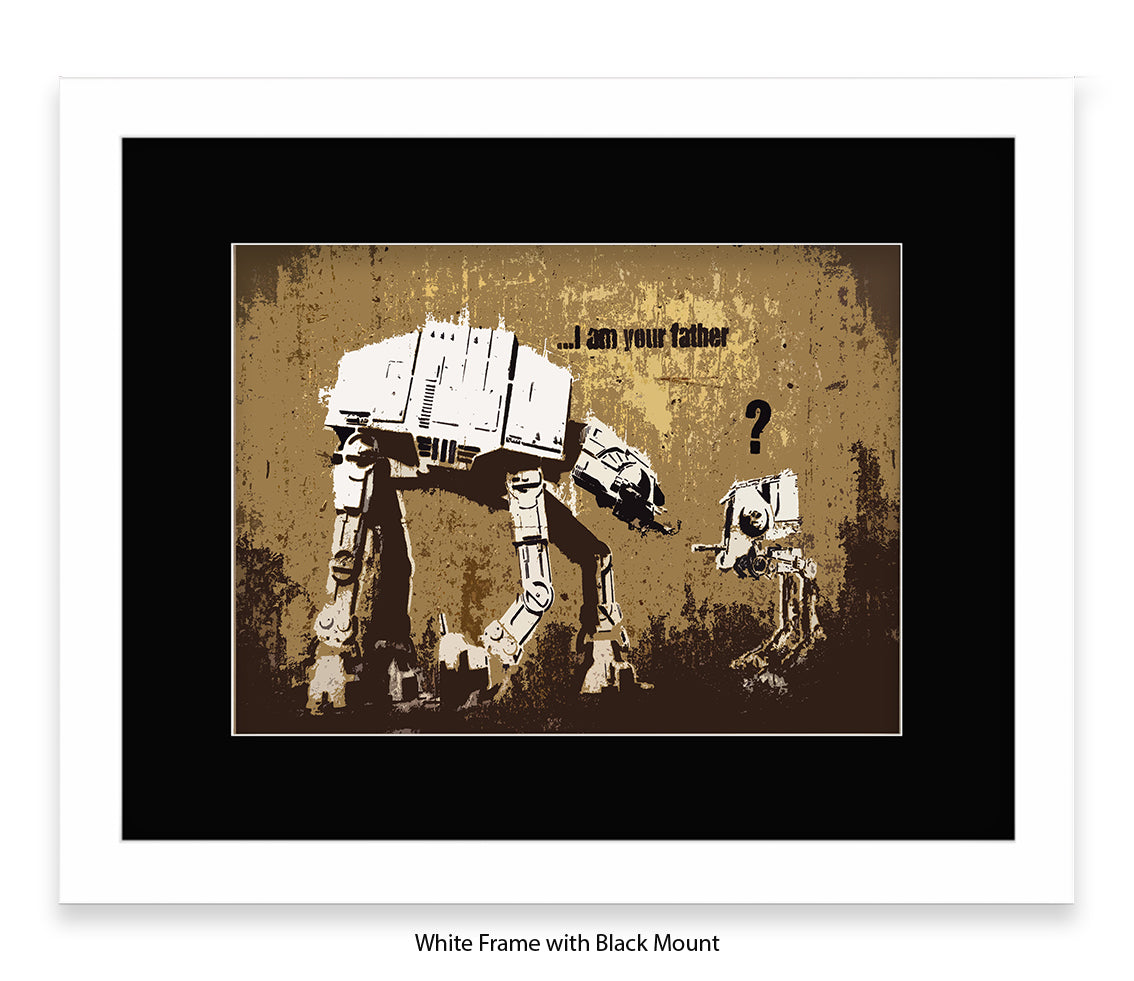 I Am Your Father Banksy Art Print