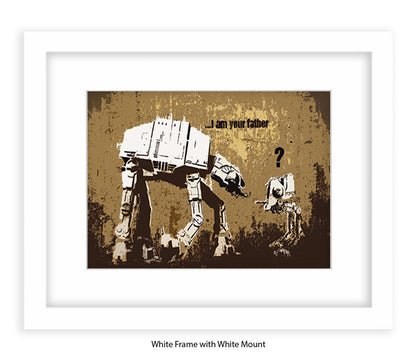 I Am Your Father Banksy Art Print