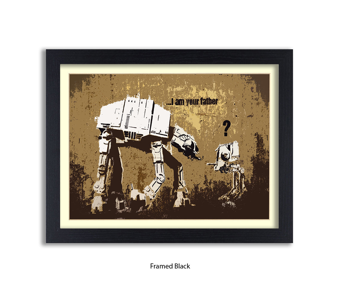 I Am Your Father Banksy Art Print