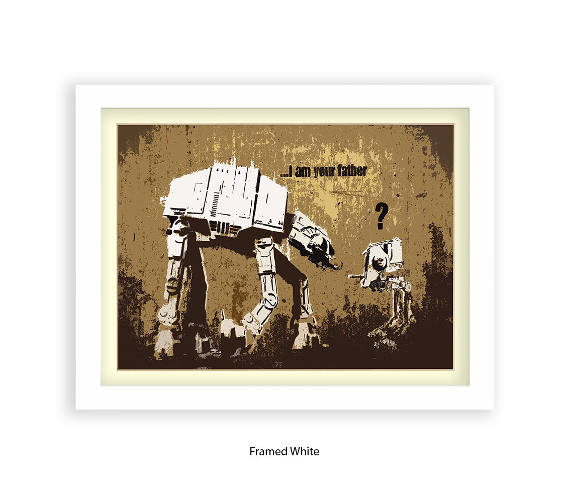 I Am Your Father Banksy Art Print