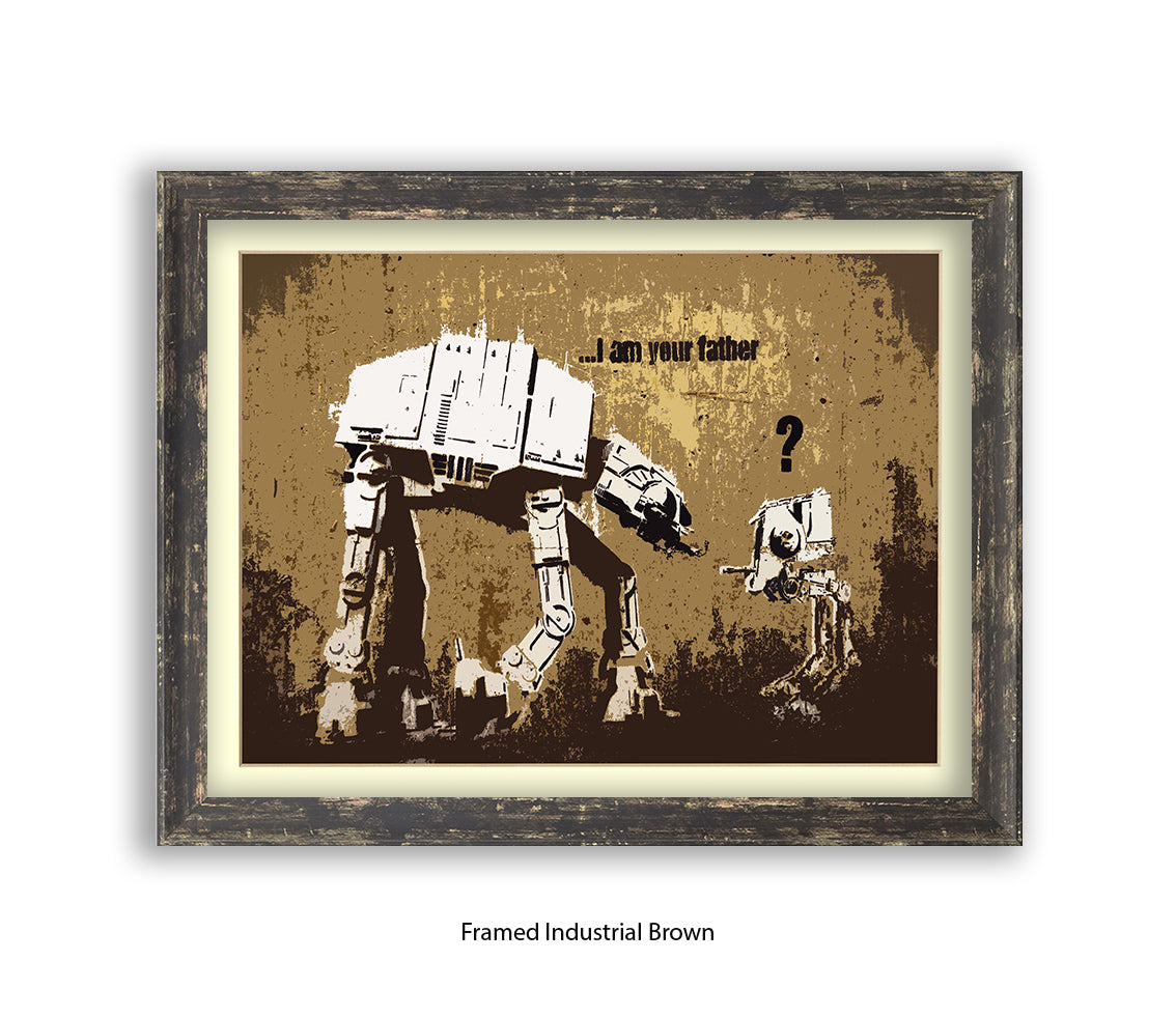 I Am Your Father Banksy Art Print