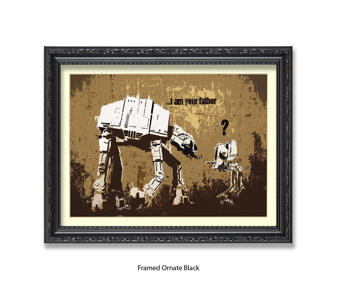 I Am Your Father Banksy Art Print