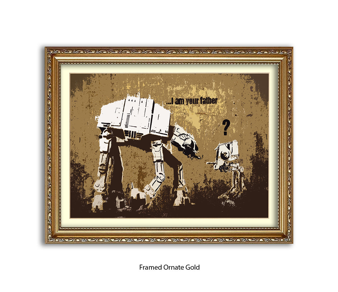 I Am Your Father Banksy Art Print