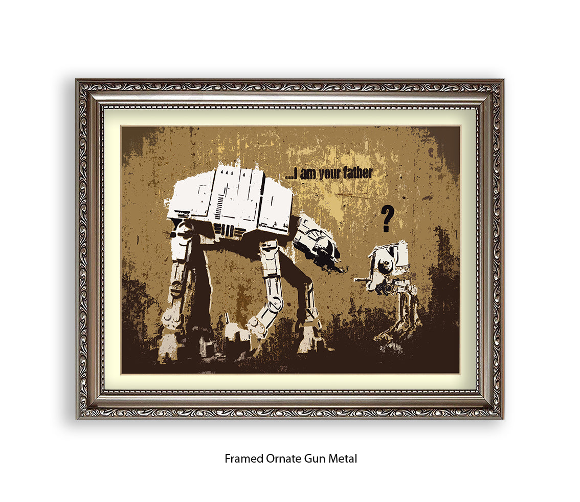 I Am Your Father Banksy Art Print