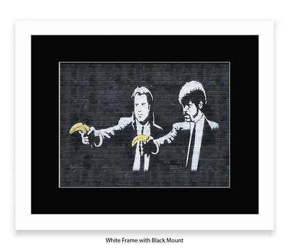 Pulp Fiction Bananas - Banksy Art Print