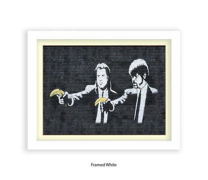 Pulp Fiction Bananas - Banksy Art Print