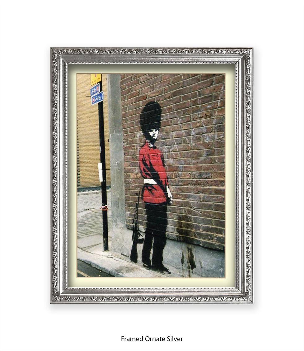 Queens Guard Colour Banksy Art Print