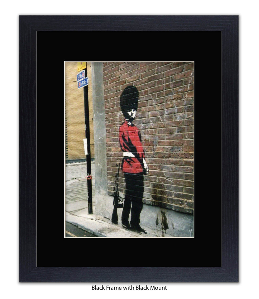 Queens Guard Colour Banksy Art Print