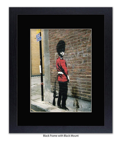 Queens Guard Colour Banksy Art Print