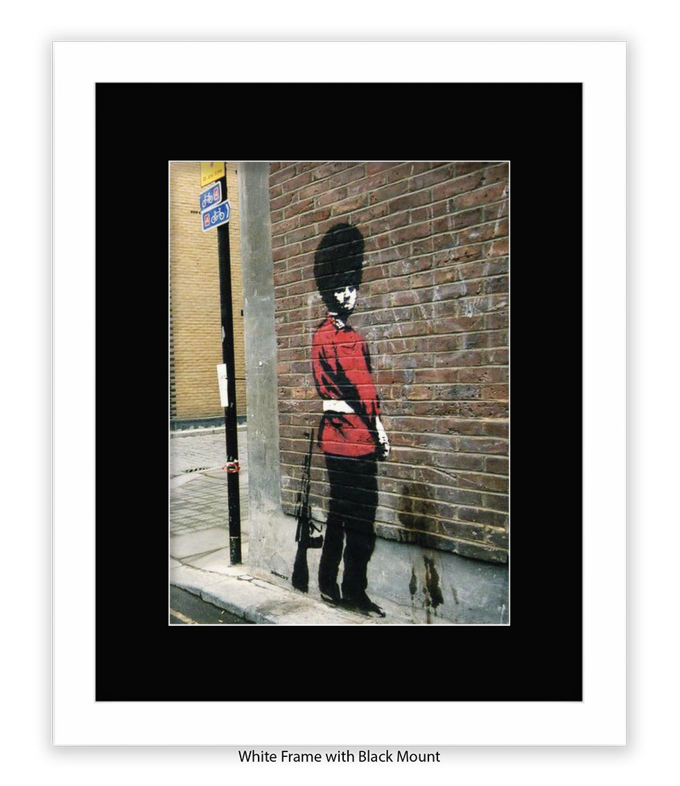 Queens Guard Colour Banksy Art Print