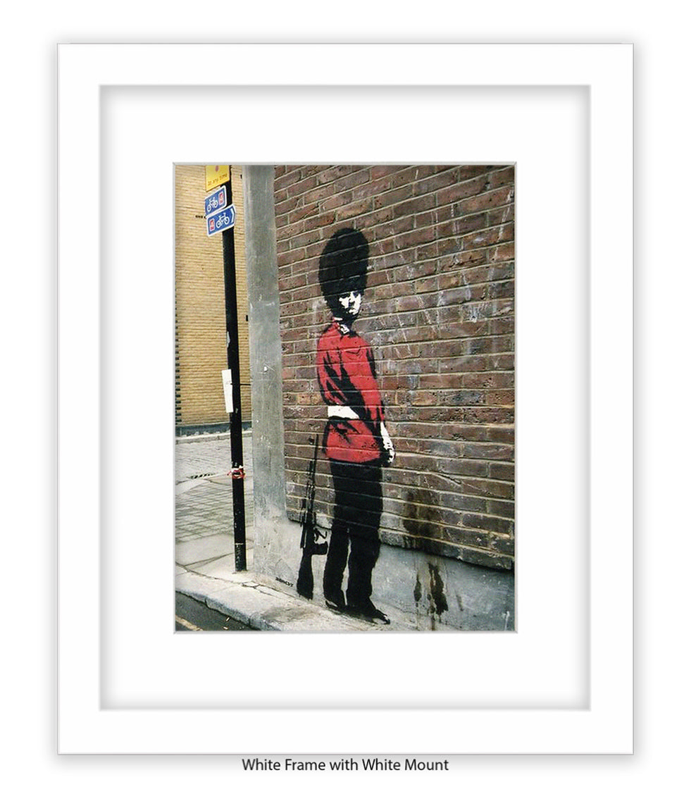 Queens Guard Colour Banksy Art Print