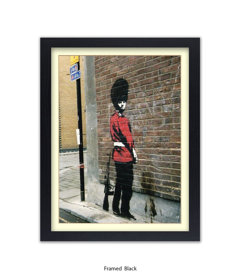 Queens Guard Colour Banksy Art Print