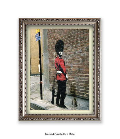 Queens Guard Colour Banksy Art Print