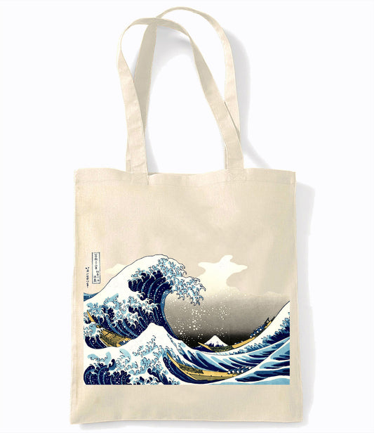 Japanese Great Wave- Shopping Tote Bag