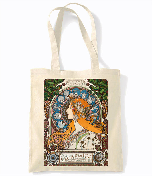 Carmichaels Bath Tablets  - Retro Shopping Tote Bag