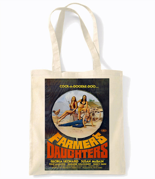 Farmer's Daughters - Cock a doodle doo - Retro Shopping Tote Bag