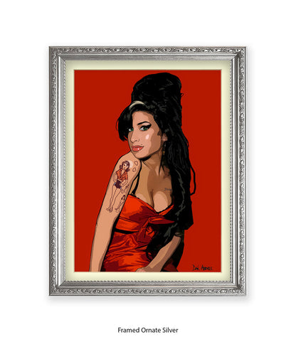 Amy Winehouse Avenell Art Print