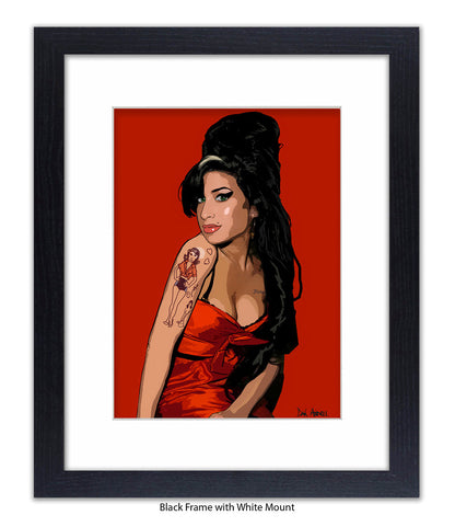 Amy Winehouse Avenell Art Print