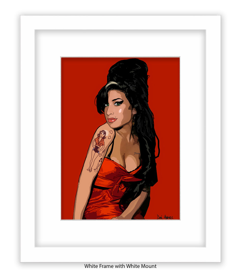 Amy Winehouse Avenell Art Print