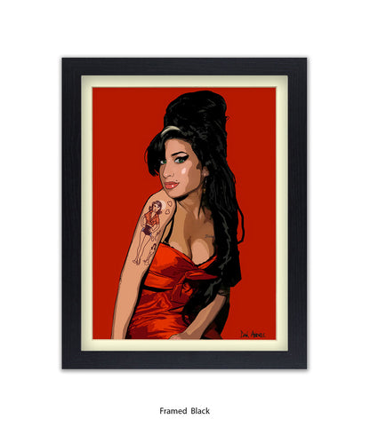 Amy Winehouse Avenell Art Print