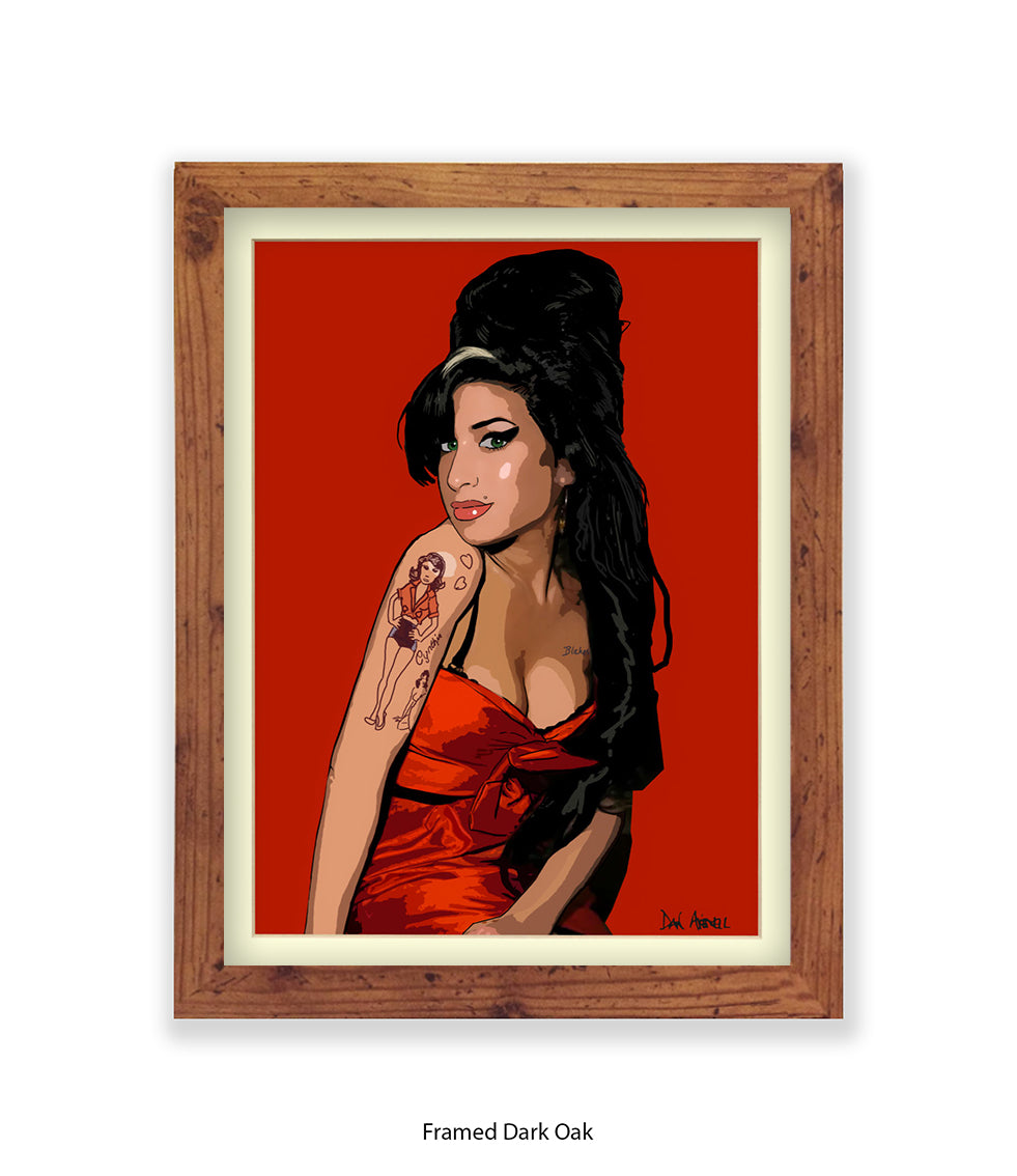 Amy Winehouse Avenell Art Print