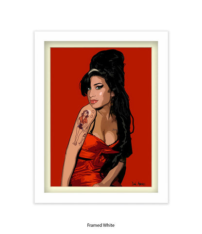 Amy Winehouse Avenell Art Print