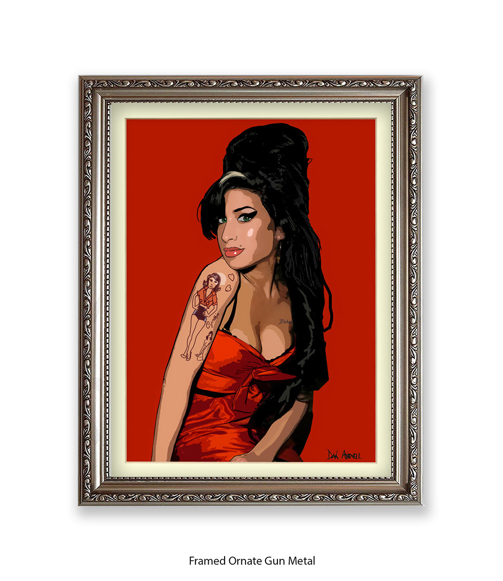 Amy Winehouse Avenell Art Print