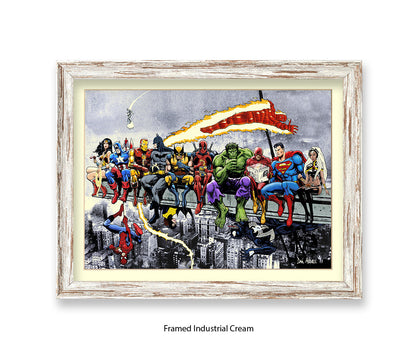 Breakfast Champions Lunchtime - NEW Dan Avenell Art Print