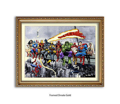 Breakfast Champions Lunchtime - NEW Dan Avenell Art Print