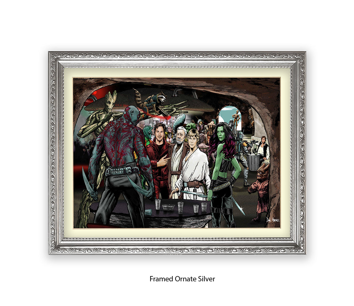 Guardians Of The Galaxy Dan Avenell Art Print