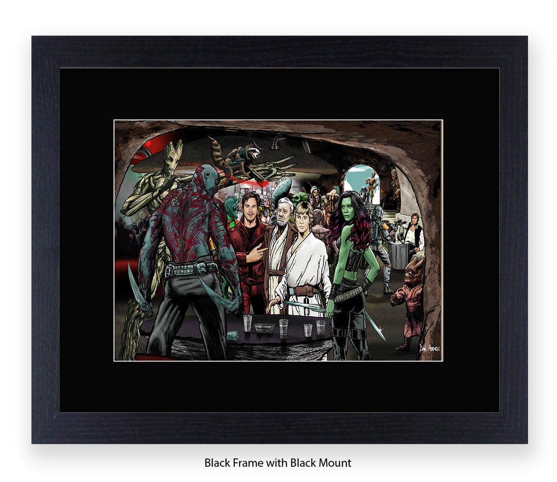 Guardians Of The Galaxy Dan Avenell Art Print