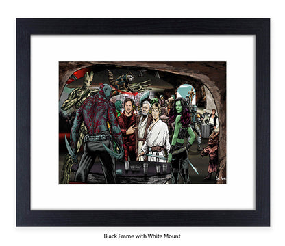 Guardians Of The Galaxy Dan Avenell Art Print