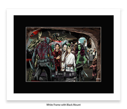 Guardians Of The Galaxy Dan Avenell Art Print