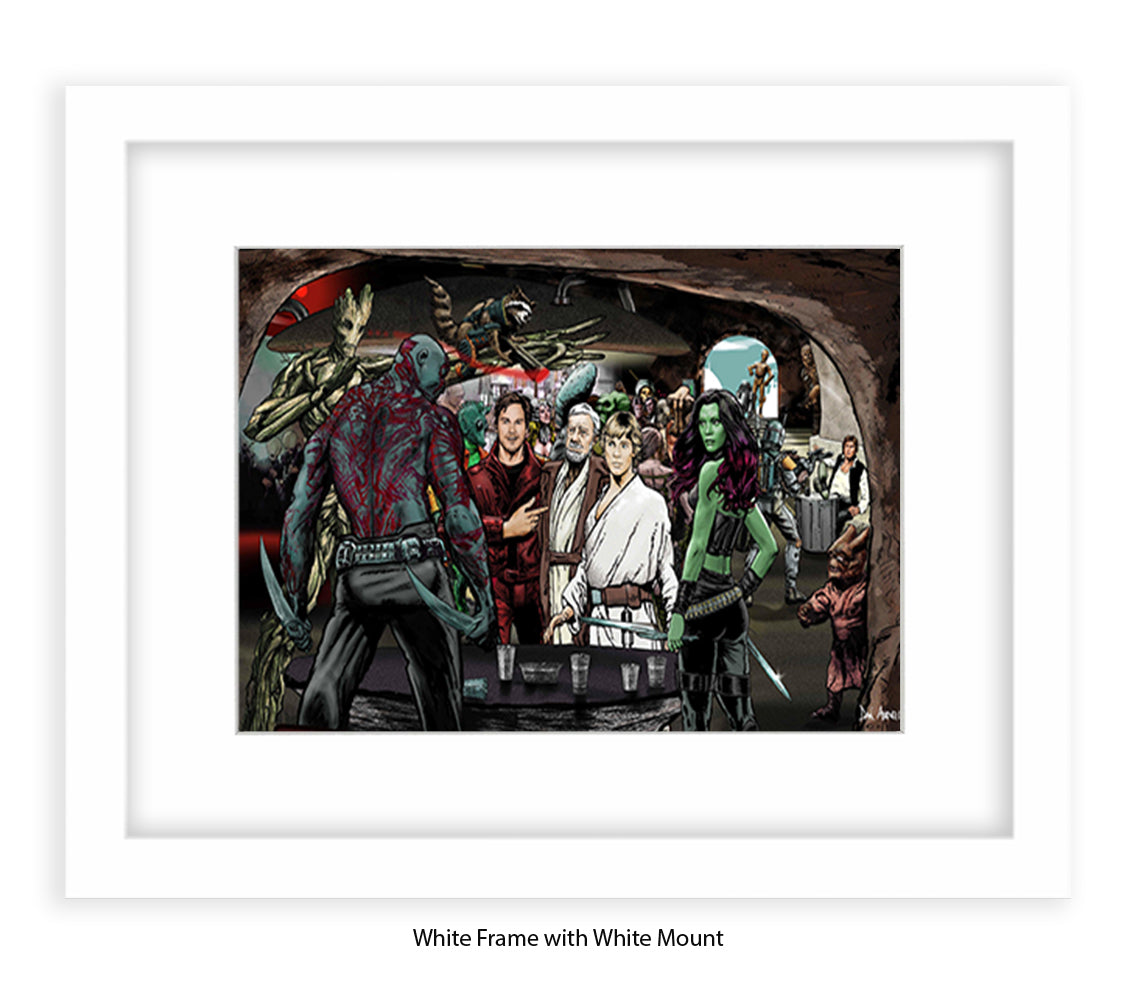 Guardians Of The Galaxy Dan Avenell Art Print