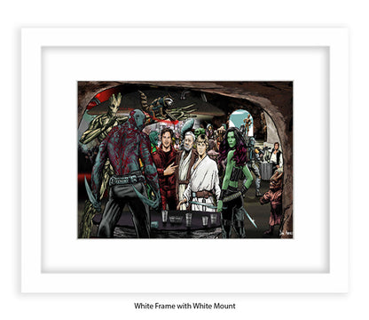 Guardians Of The Galaxy Dan Avenell Art Print