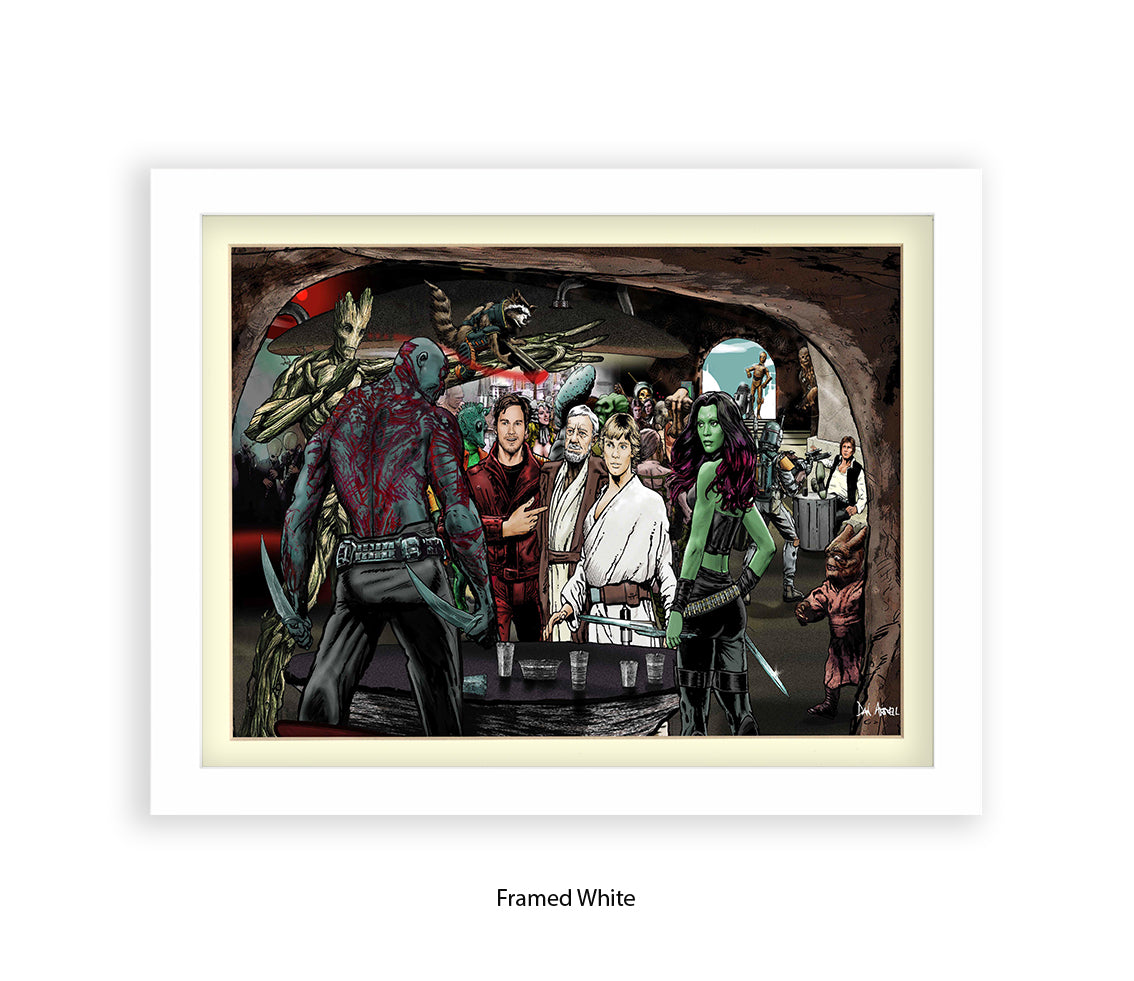 Guardians Of The Galaxy Dan Avenell Art Print