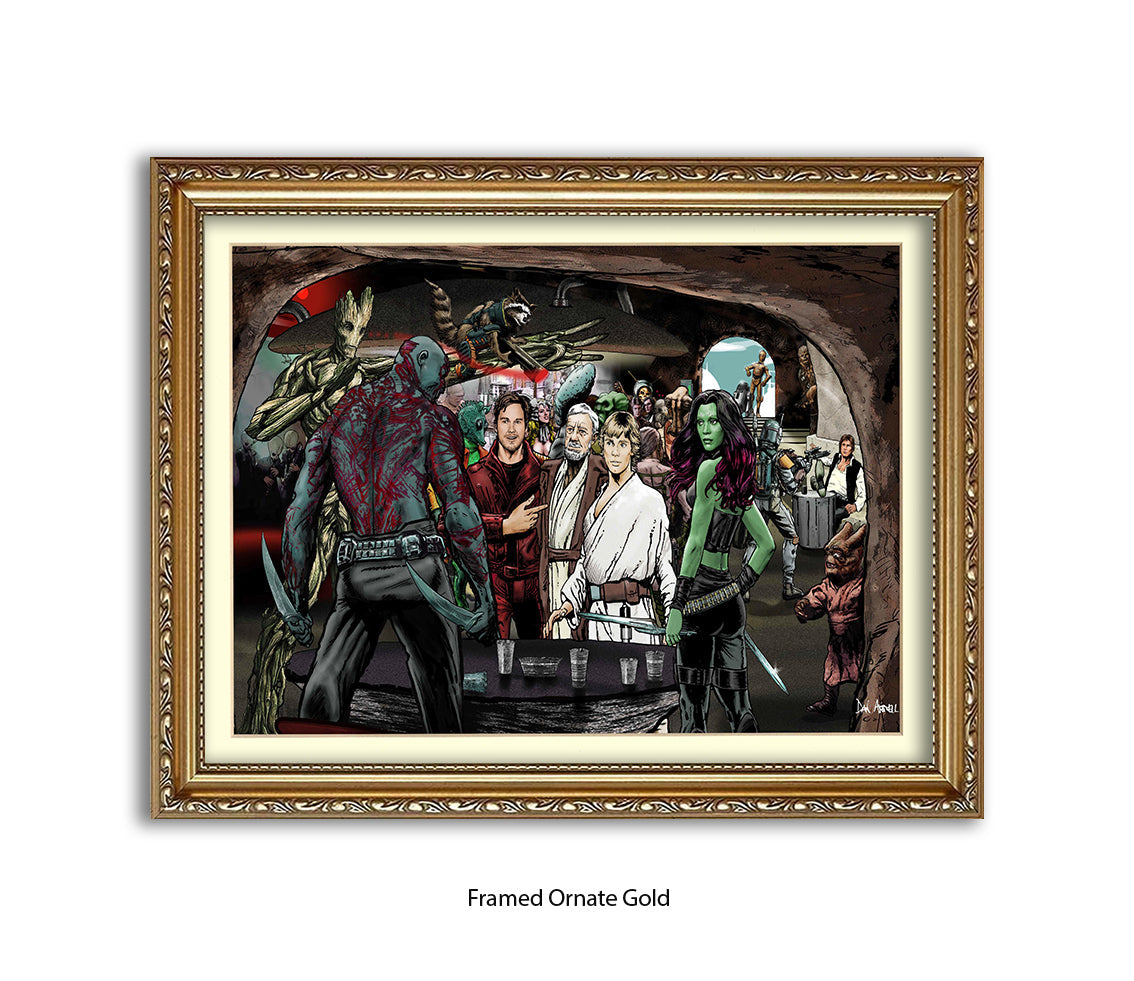 Guardians Of The Galaxy Dan Avenell Art Print