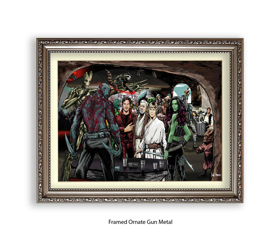 Guardians Of The Galaxy Dan Avenell Art Print