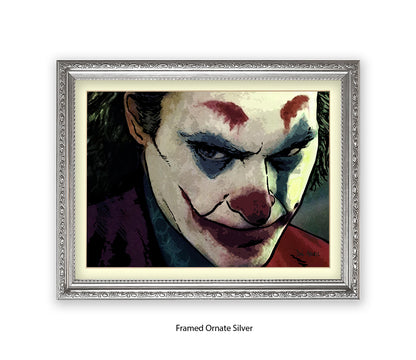 Joker Joaquin Phoenix Dan Avenell Art Print